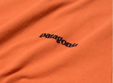 Patagonia P6 Logo Tshirt Coal Orange