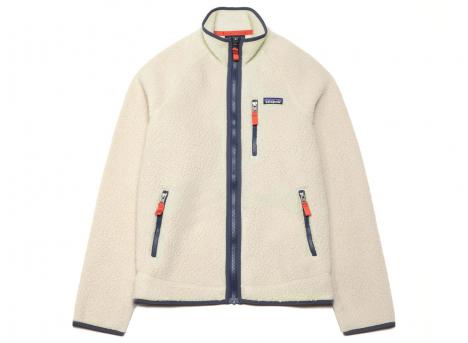 Patagonia Retro Pile Jacket Pelican / Smolder Blue