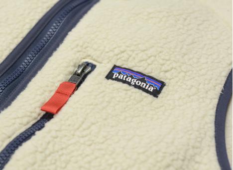 Patagonia Retro Pile Vest Pelican / Smolder Blue
