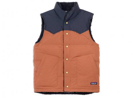 Patagonia Reversible Bivy Down Vest Fox Red