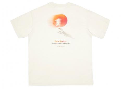 Peaufine Oversize Tshirt Sun Seeker Off White