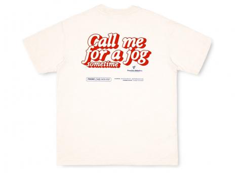 Peaufine Wood Tshirt Call Me Off White