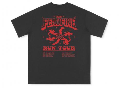 Peaufine Wood Tshirt Run Tour Anthracite