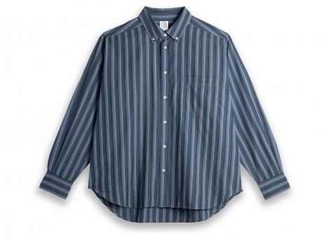Polar Skate Co Ben Ls Shirt Blue Stripe