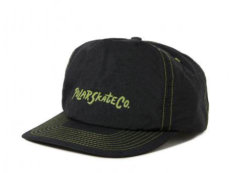 Polar Skate Co Earl Cap Black / Lime