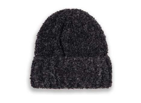 Polar Skate Co Fluff Beanie Black
