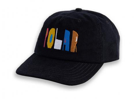 Polar Skate Co James Cap Cut Logo Black