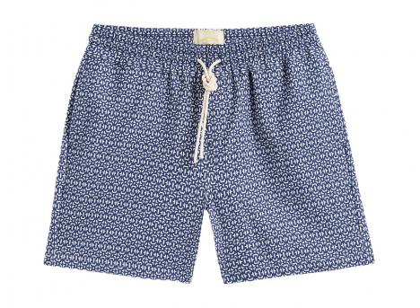 Portuguese Flannel Abstract Tile Shorts
