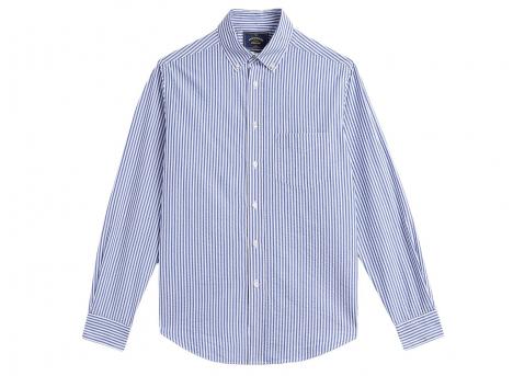 Portuguese Flannel Atlantico Stripe Shirt Blue