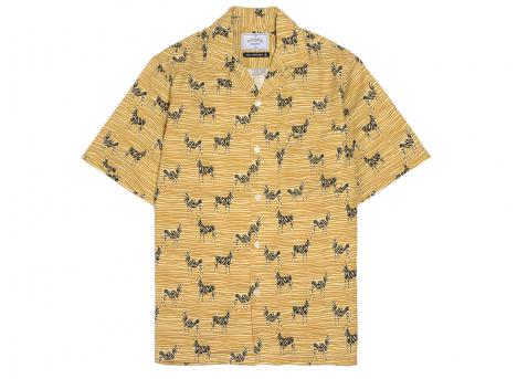 Portuguese Flannel Shirt Zebra Gold