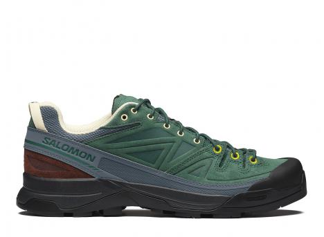 Salomon X-Alp Leather Bistro Green / Stormy Weather / Black L49196500