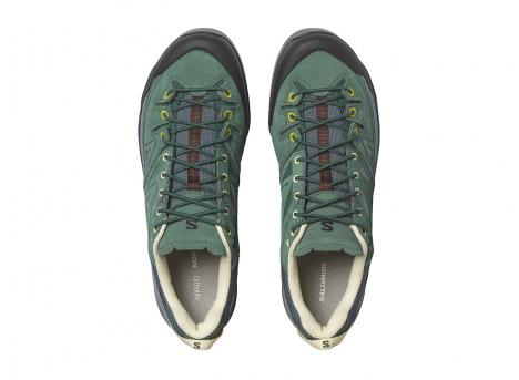 Salomon X-Alp Leather Bistro Green / Stormy Weather / Black L49196500