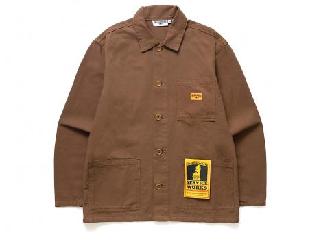 Service Works Canvas Chore Shirt Bark SW-SS26-009