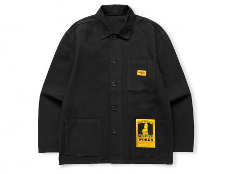 Service Works Classic Chore Shirt Black SW009-BLCK