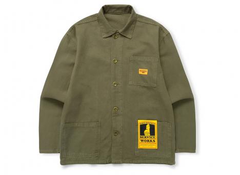 Service Works Classic Chore Shirt Olive SW009-OLVE