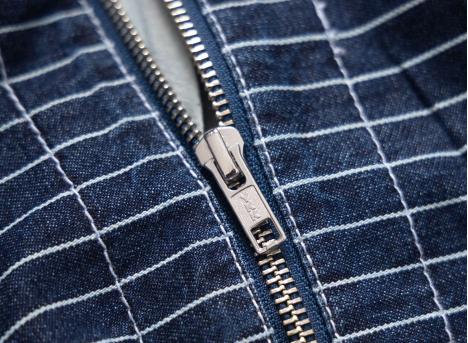 Service Works Pinstripe Denim Tote Indigo SW-SS26-240