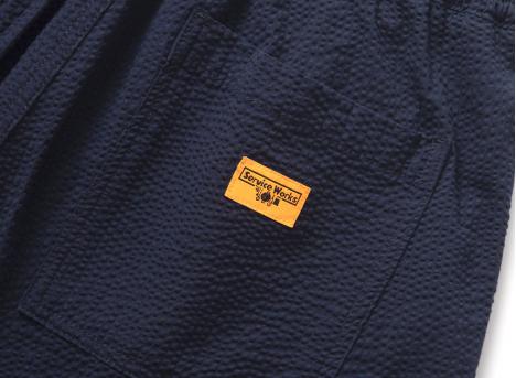 Service Works Seersucker Chef Pants Dark Navy SW-SS26-207