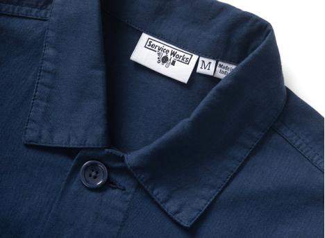 Service Works Twill Chore Shirt Dark Navy SW-SS26-299