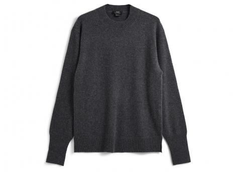 Taion Cashmere Crew-Neck Sweater Charcoal TAION-100CMNDCI