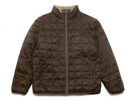 Taion Mountain Reversible Down×Boa High-Neck Jacket Dark Choco / Beige TAION-R102MBMT