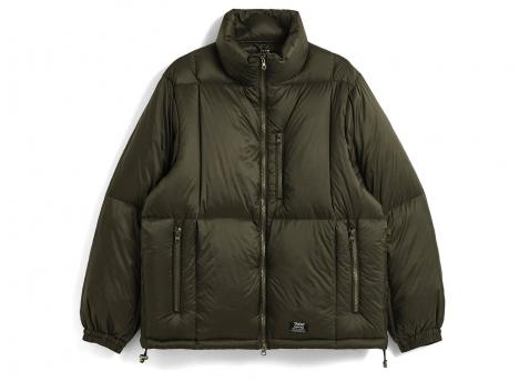 Taion Work W-Zip Volume Down Jacket Dark Olive TAION-102VZWK