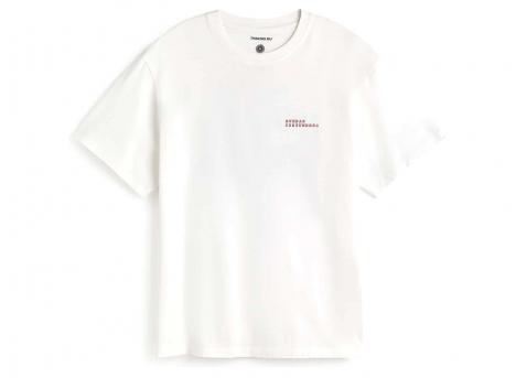 Thinking Mu Aaron Costumbres Tee White MTS00538