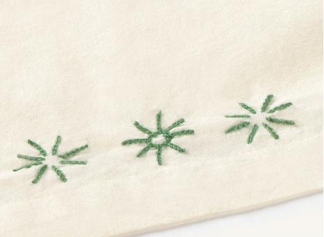 Thinking MU Embroidery Haitam Shorts Pannacota