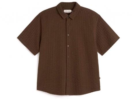 Thinking MU Seersucker Tom Shirt Wood