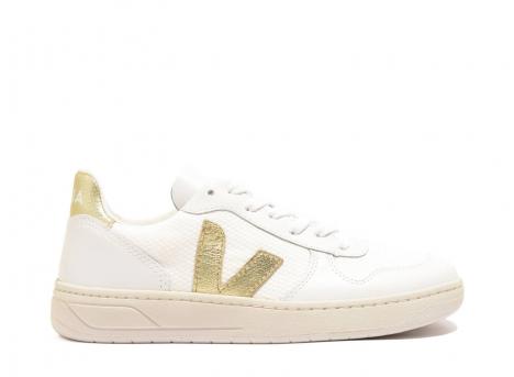 Veja V10 B Mesh White / Gold