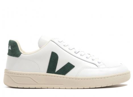 Veja V12 Leather Extra White / Cyprus