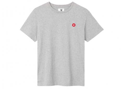 Wood Wood Ace Tshirt Grey Melange 10005700-2222