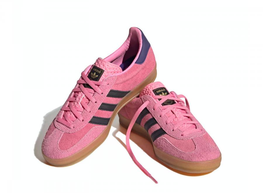 Adidas Gazelle Indoor Bliss Pink / Core Black / Collegiate Purple IE7002 - ADIDAS Originals