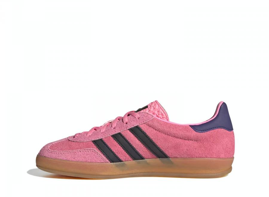 Adidas Gazelle Indoor Bliss Pink / Core Black / Collegiate Purple IE7002 - ADIDAS Originals