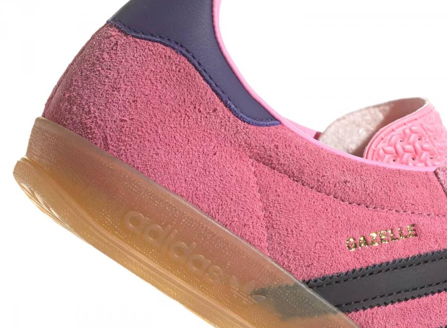 Adidas Gazelle Indoor Bliss Pink / Core Black / Collegiate Purple IE7002 - ADIDAS Originals