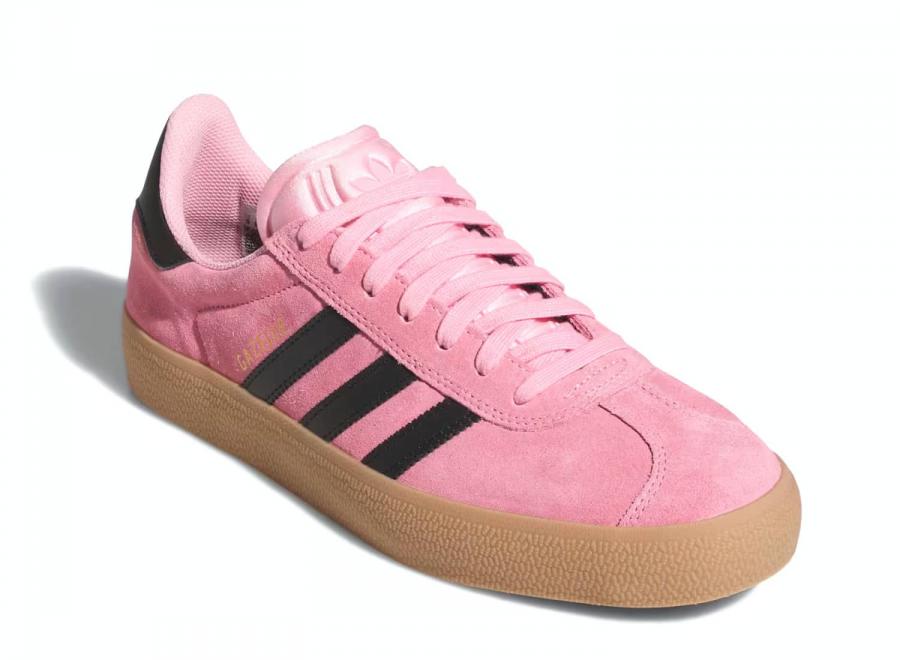 Adidas Skateboarding Gazelle ADV Light Pink / Core Black / Gum JR7106 - ADIDAS Originals