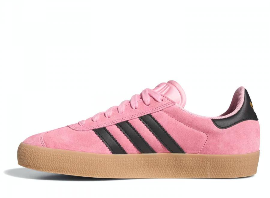 Adidas Skateboarding Gazelle ADV Light Pink / Core Black / Gum JR7106 - ADIDAS Originals
