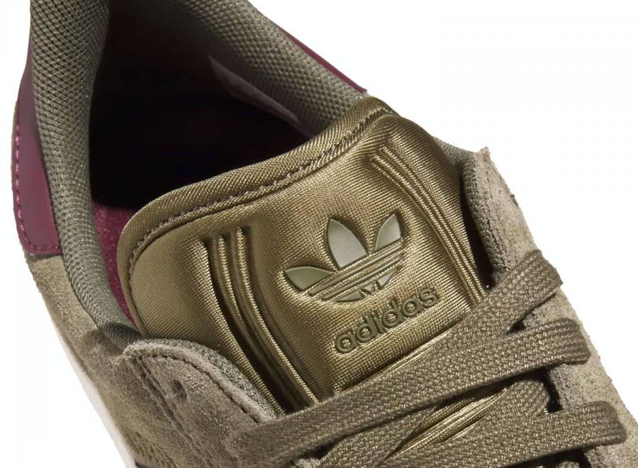 Adidas Skateboarding Gazelle ADV Olive Strata / Maroon / Chalk White KI3205 - ADIDAS Originals