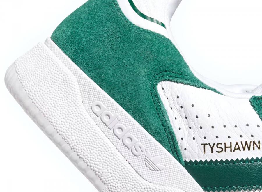 Adidas Skateboarding Tyshawn Low Collegiate Green / Collegiate Green / Cloud White JQ1138 - ADIDAS Originals