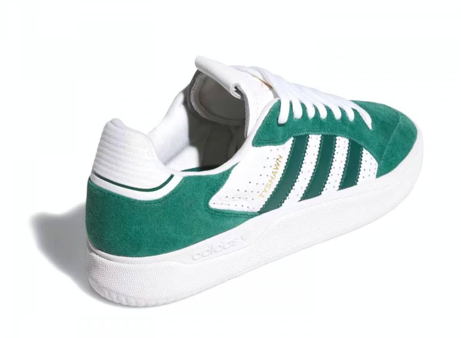 Adidas Skateboarding Tyshawn Low Collegiate Green / Collegiate Green / Cloud White JQ1138 - ADIDAS Originals