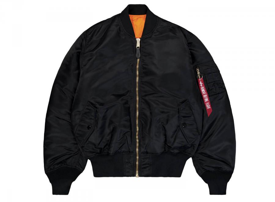 Alpha Industries MA-1 Heritage Bomber Jacket Black - Alpha Industries