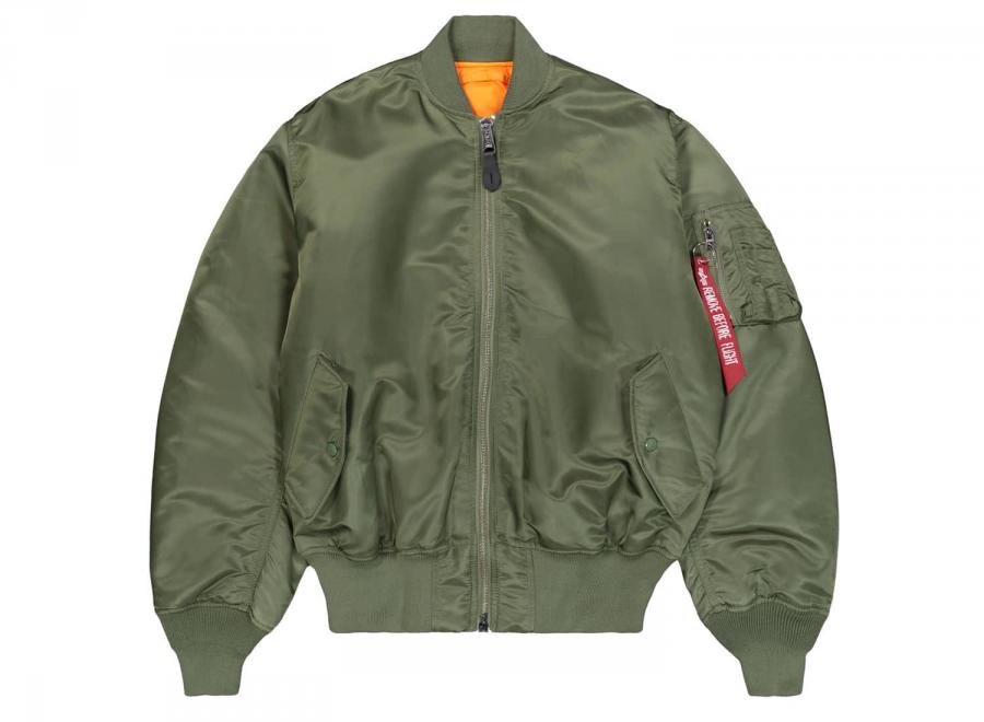 Alpha Industries MA-1 Heritage Bomber Jacket Sage Green - Alpha Industries