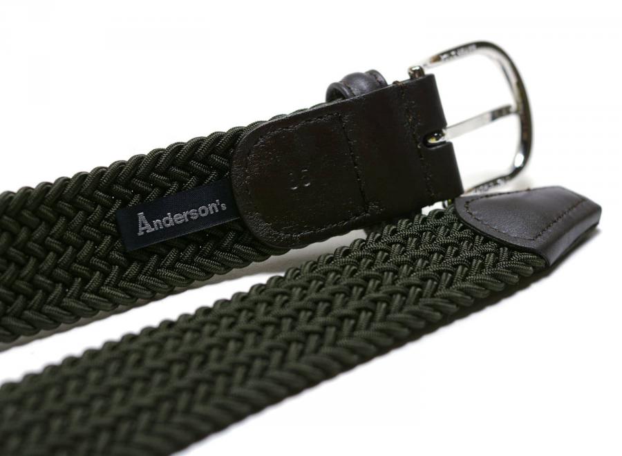 Anderson Woven Elastic Belt Military - Andersons