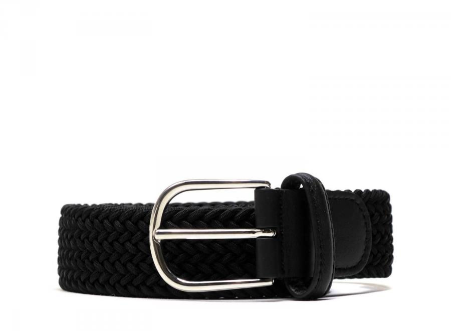 Anderson Woven Elastic Belt Black - Andersons