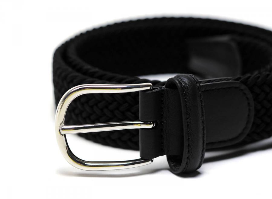 Anderson Woven Elastic Belt Black - Andersons