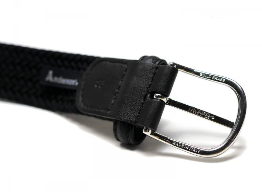Anderson Woven Elastic Belt Black - Andersons