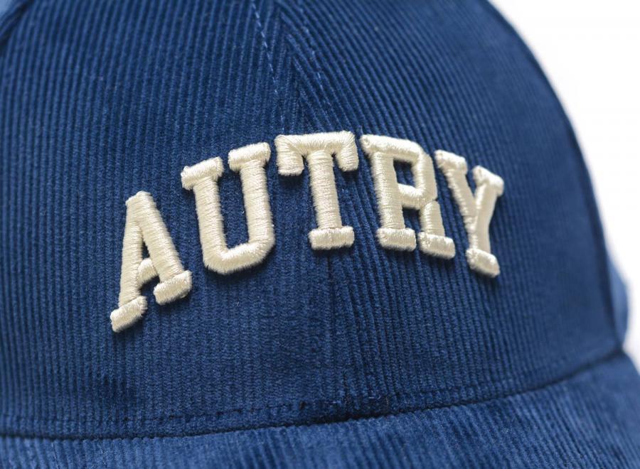 Autry Baseball Velvet Cap Blue - Autry