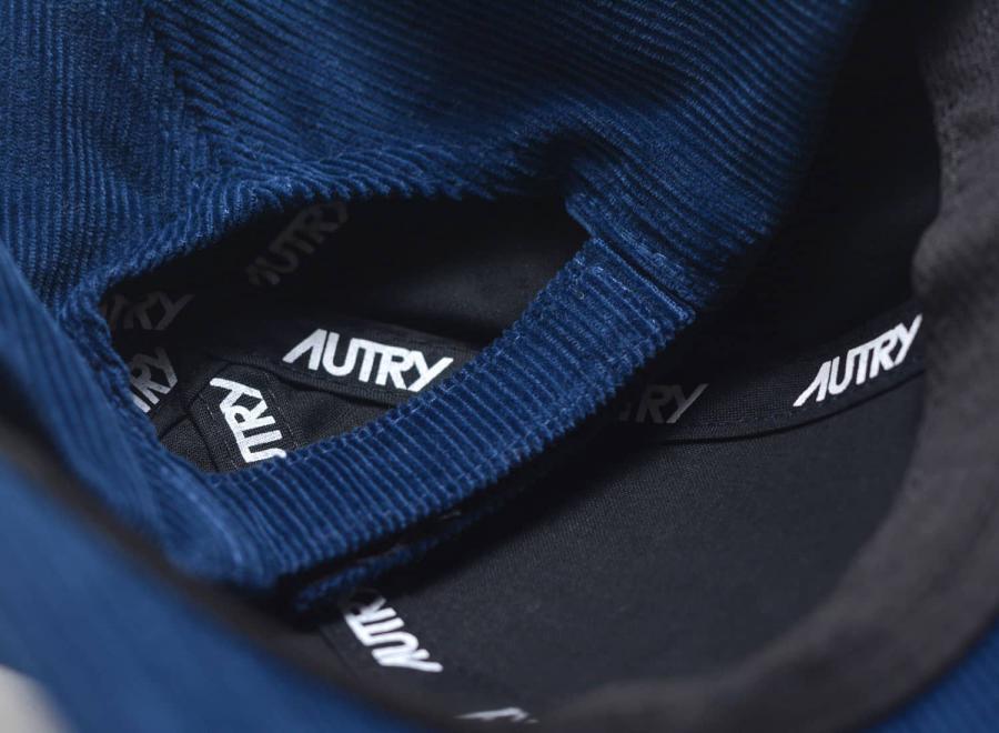Autry Baseball Velvet Cap Blue - Autry