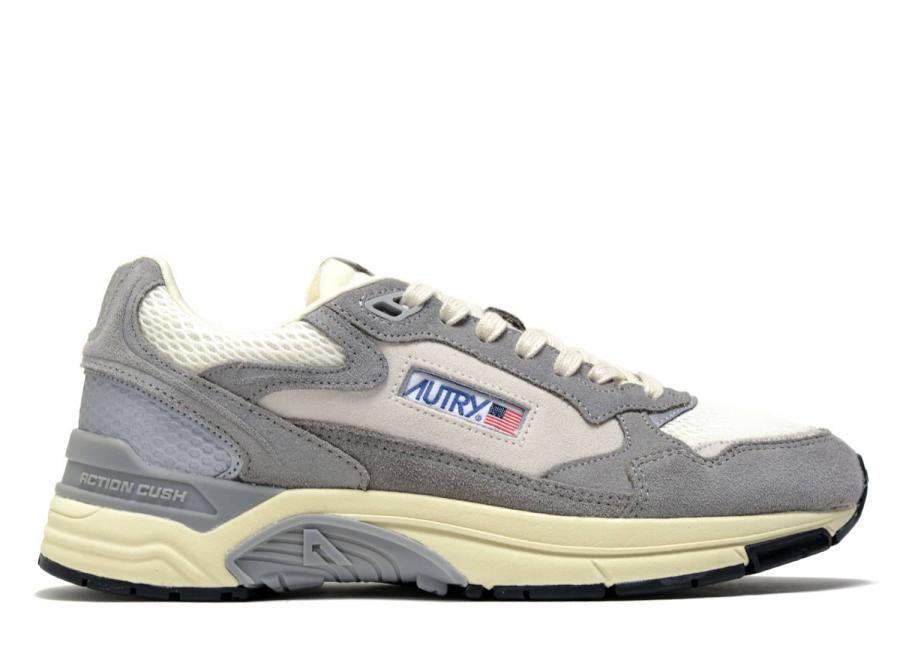 Autry Hyperway Low SA05 Suede / Mesh Plumb / Silver - Autry