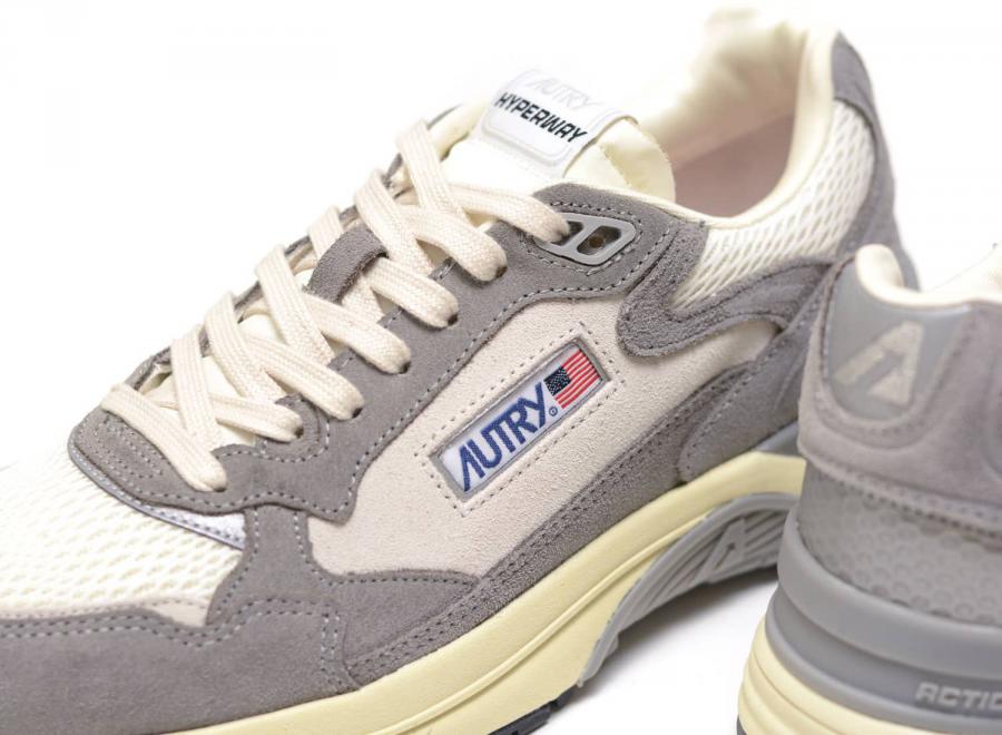 Autry Hyperway Low SA05 Suede / Mesh Plumb / Silver - Autry