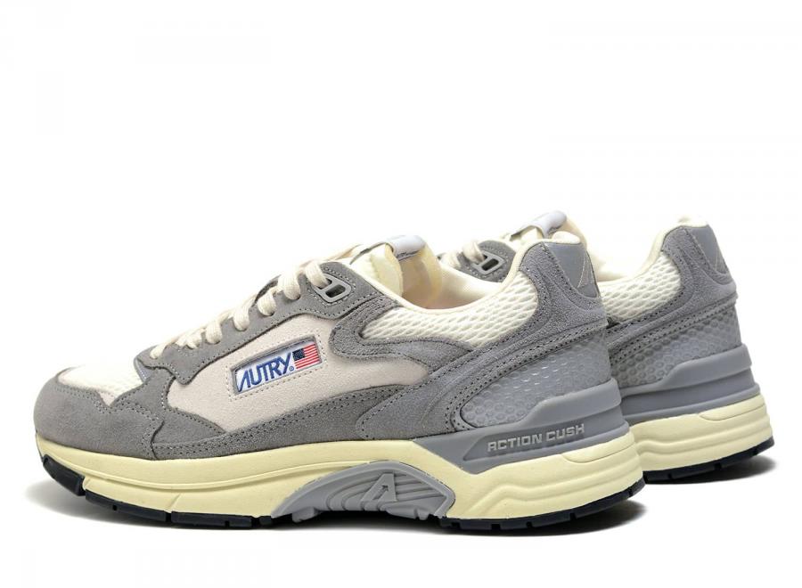 Autry Hyperway Low SA05 Suede / Mesh Plumb / Silver - Autry